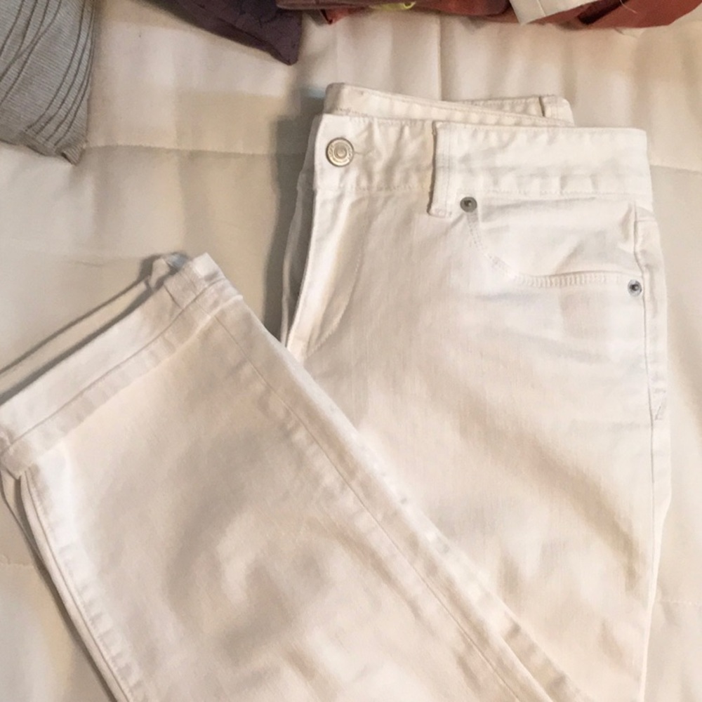 Loft jean crops